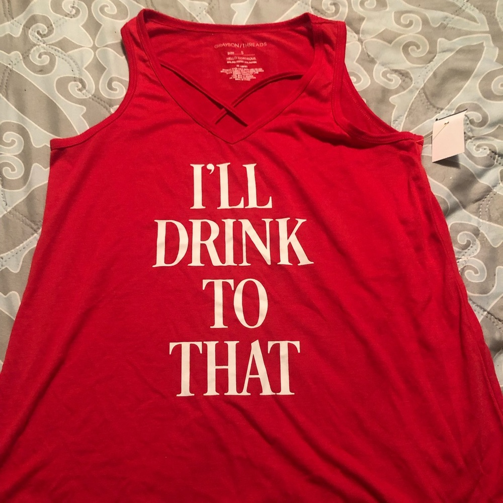 I’ll Drink To That Tank Top